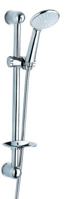 China Chrome Shower Riser Rail Kit , Adjustable Shower Rail Slider Kit for sale