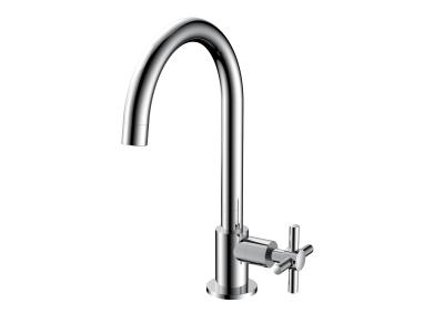 China Luxury Kitchen Modern Kitchen Taps , Chrome Kitchen Sink Taps T8103 for sale