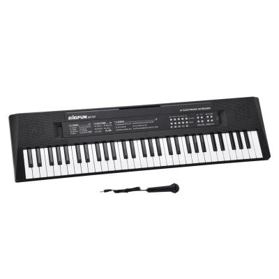 China Plastic Musical Toy Piano 61 Keys Keyboard BF-707 Keyboard Toy Electron Electronic Organ Lighting Keyboard For Kids for sale