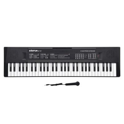 China BF-707 Toy Piano 61 Plastic Educational Musical Keys Keyboard Electronic Organ Kids Teacher The Keyboard With Lighting for sale