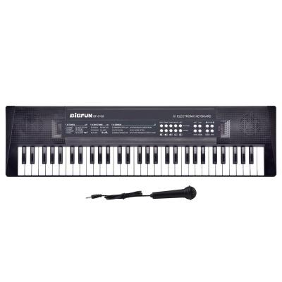 China BF-6138 61 Plastic Midi Key Electronic Musical Instrument Keyboard Portable Organ Pianos For Wholesales for sale