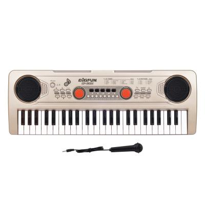 China Plastic Newest Toy Musical Instruments BF-530B1 2023 49 Keys Play Piano Electronic Organ Keyboard Instrument For Kids for sale