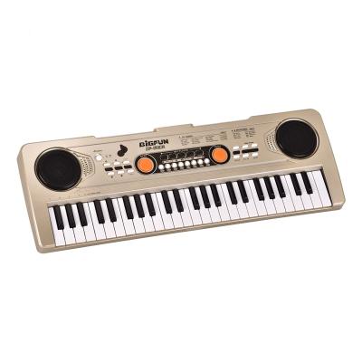 China 49 Keys Plastic Educational Toys Music Electronic Keyboard Toy Piano For Kids BF-530B2 for sale