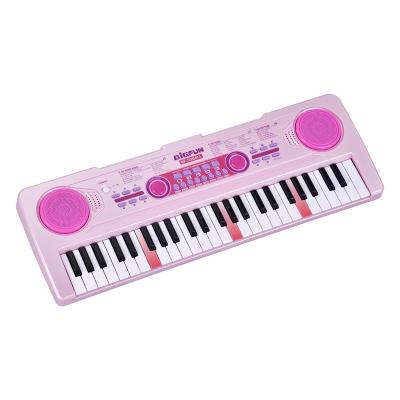 China BF-5302CL New Plastic Hot Selling 49 Music Head Piano Toy Baby Electronic Organ Keyboard With Head Lighting for sale