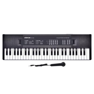 China BF-5438 Musical Instrument Piano Gifts 54 Keys Electronic Organ Teclado Digital Plastic Piano For Wholesale for sale