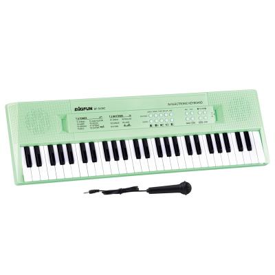 China BF-5438C Mini 54 Keys Plastic Equip Kids Piano Toy Electronic Organ Instrument Children's Portable Piano Toy for sale