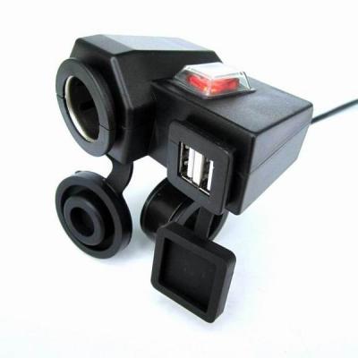 China 12v Mobile Phone USB Charger Motorcycle for sale