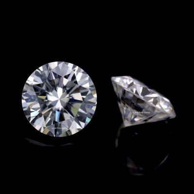 China DEF cut round shape play or fire 3.5mm moissanite loose synthetic moissanite stone brilliant white diamond color moissanite stone for sale