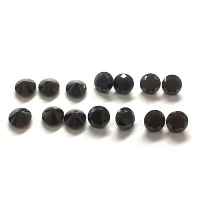 China Wholesale Diamond Price Per Carat 3-8mm Round Cut Brilliant Loose Moissanite Moissanite Gra Color Game Black Or Fire Color for sale