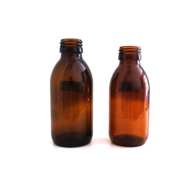 China 125ml Cosmetic, Portable Refined Oil Bottle Small Brown 150ml Refined Oil Glass Clear Color Empty Bottle for sale