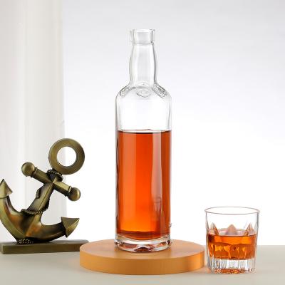 China Creative Clear Whiskey Glass Wine Bottles Empty Wine Bottles White Wine Bottles for sale