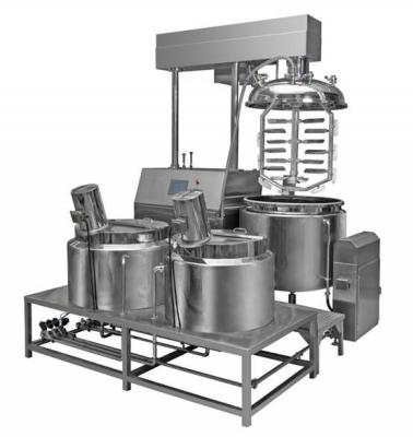 China LTRZ-1000 Pharmaceutical Automatic Viscous Liquid Vacuum Emulsifier Mixing Homogenizer for Cosmetic Cream Milk for sale