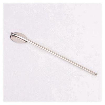 China 2022 Hot Selling Cocktailshaker Good Quality Stainless Steel Spoon Straw Cocktail Shaker White Spoon For Bar Hold for sale