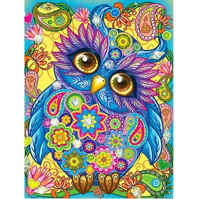 China DIY Diamond Painting 5D Owl Diamonds Embroidery Kits Animal Modern Decorations Home Gift for sale