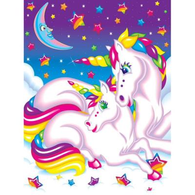 China Modern Diamond Mosaic Cross Stitch Cartoon Unicorn Picture of Wall Art Diamond Painting Handmade Craft Rhinestones for sale