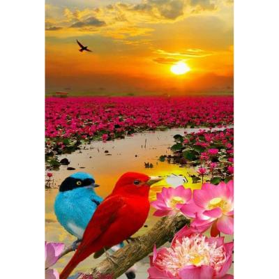 China Modern Bird House 5D DIY Diamond Painting Full Drill Decoration of Diamond Embroidery Mosaic Painting Flower for sale