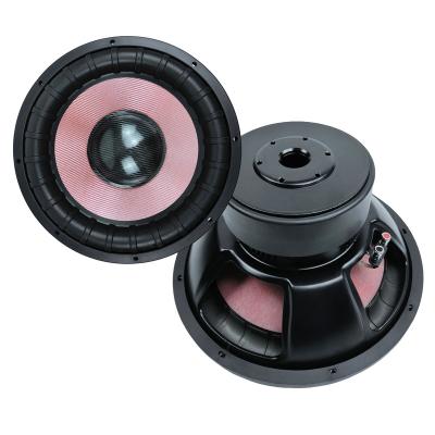 China SW-15FI Car 15inch True 1800W MAX Magnet Power Carbon Cone Universal Audio Subwoofer 15 Speaker RED for sale