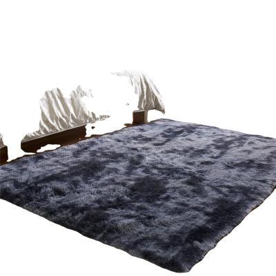 China Shag Rugs Washable Fuzzy Area Rugs for Bedroom, Black Gray Shaggy Throw Rug Plush Living Room Rugs 5 x 7 Feet, Fuzzy Nursery Shaggy Rugs for sale