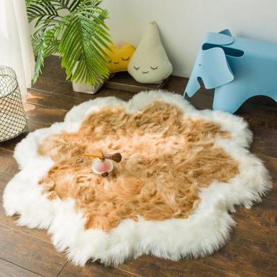 China Stain Resistant Artificial Wool New Custom High Quality All-match Soft Carpet for sale