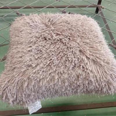 China Anti Dust Mite Antistatic Therapy Magnetic Flame Made In China Luxury Style Light Velvet Solid Color Long Pillow for sale