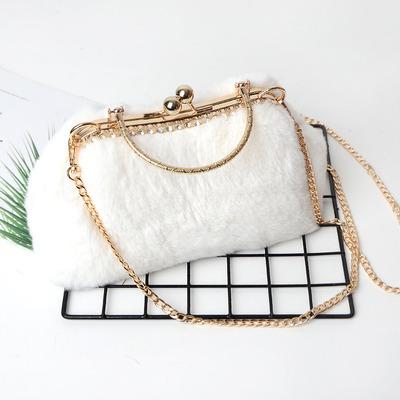 China Winter Environmental Friendly Women Fashion Jingpin Design Fur Cross - Body Tote Bag for sale