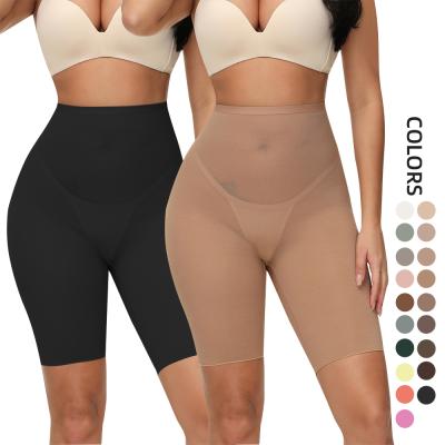 China S-SHAPER Antibacterial Butt Lifter High Waist Panties Tummy Control Shorts Women Seamless Mesh Pantyhose Body Waist Trainer Shaper Shapewear for sale