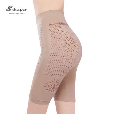 China S-SHAPER Antibacterial High Waist Body Shaper Slim Shorts, High Waist Slimming Panties, Far Infrared Pants for sale