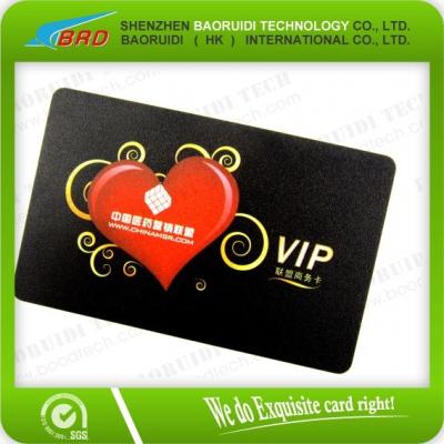 China plastic loyalty card for sale