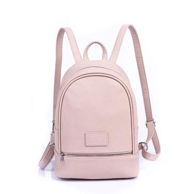 China Waterproof Women Backpack Fashion PU Backpack Travel Shoulder Leather School Mini Backpack For Women for sale