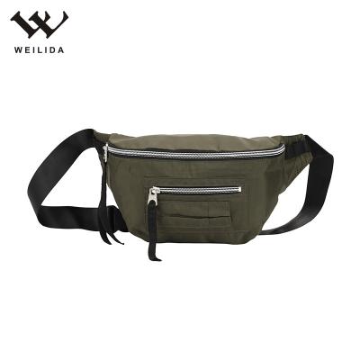 China Water Proof Fashion Women Young Men Polyester Casual Sling Bag Cross - Bag Fanny Packs Body Bag Waist Trunk for sale