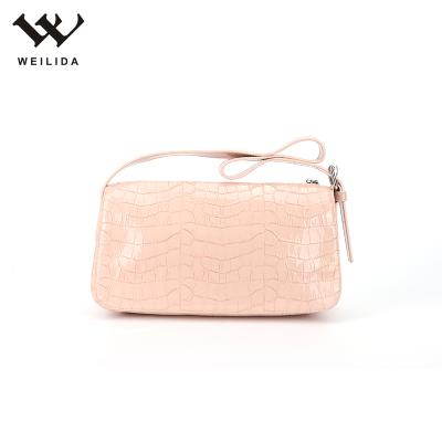 China New Design Pattern Women's Fashion Shoulder Bag PU Underarm Bags Crocodile Modern Axillary Armpit Bags for sale