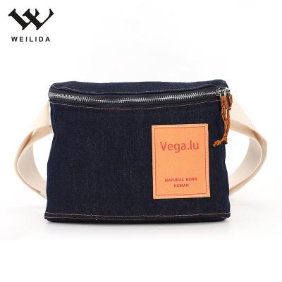 China Custom Hot Selling Men's Casual Bag Fashion Style Denim Sport Messenger Bag Cross - Body Bag for sale