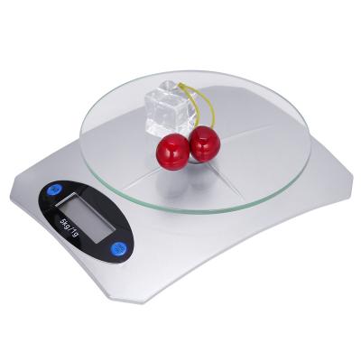 China With kue timbangan household 5kg kitchen scale kitchen scale tray KE-5 Digital glass food weighing scale dapur timbangan for sale