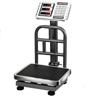 China Platform with backrail DAWOOD Industrial 300kg Platform Scale with Backrail Electronic Balance Digital Weight Scale for sale