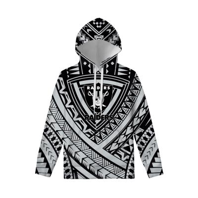 China NFL Anti Shrink American Football Custom Design Samoan Tribal Polynesian Tracksuits Unisex Hoody Print Pullover Boys Girls Sweatshirt Cheap for sale