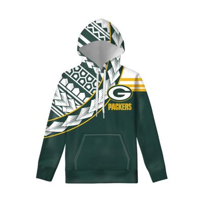 China Custom Polynesian American Football NFL Tribal Hoodies Team Logos Designer Printed Hooded Boys Anti Shrink Tracksuit Sweatshirt For Kids for sale