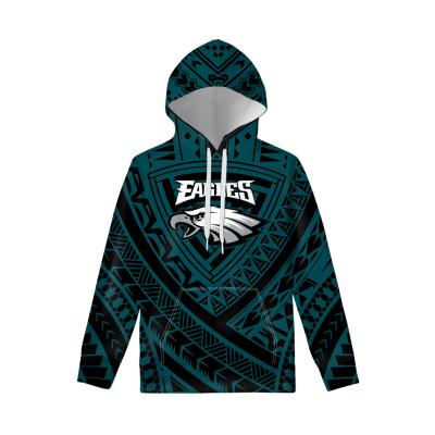 China American Football NFL Polynesian Printed Sweater Team Kids Sweatshirts Cheap Price Spring Autumn Children Custom Anti-shrink Hoodies Boys for sale