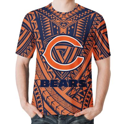 China Tribal Football Team LOGO Print Men's Anti-Wrinkle T-shirts NFLL Polynesian Samoa Style T-shirts Plus Size T-shirts Boys Summer Casual Shirts for sale