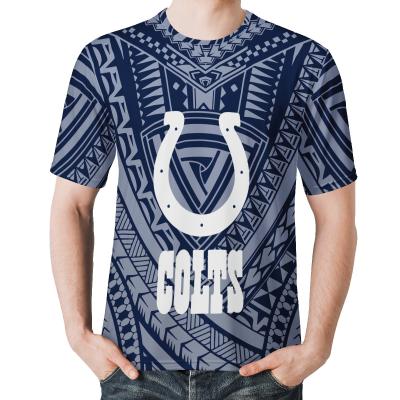 China American Football Team Logos Print Men T-shirts Summer Breathable T-shirts All Fashionable Anti-wrinkle NFLL Plus Size Custom T-shirts Wholesale for sale