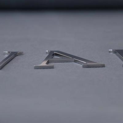 China Big Small Customized 3d Polished Mirror Stainless Steel Metal Letters For Shop Store for sale