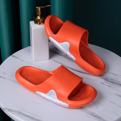 China EVA Washable Indoor Slippers Fashion Trend Bathroom Slippers Summer Flat Breathable Men's Indoor Slippers for sale