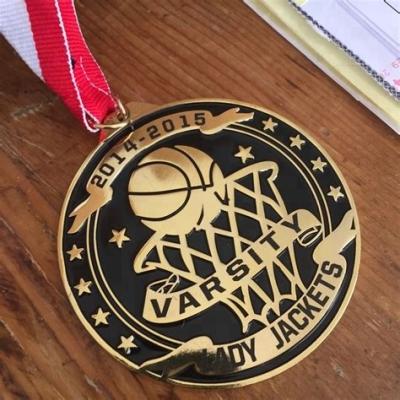 China Custom Europe Basketball Award Medal Antique Finished Medal for sale