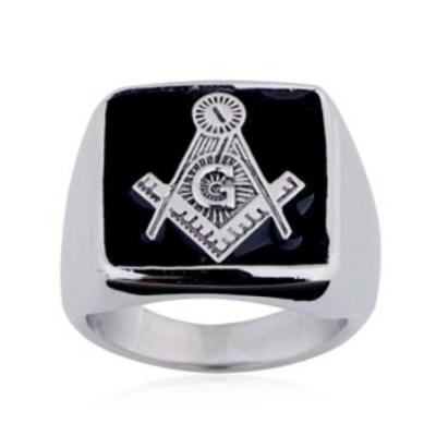 China High Quality Stainless Steel Antique Masonic Rings After Master Freemason Ring for sale