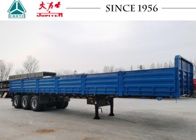 China Remolque plano combinado de Tipper Trailer Grain Hopper Trailer del lado del remolque de la pared lateral en venta