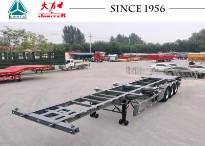 China Skeleton Container Trailer 40 Container Trailer Storage Containers Trailers for sale