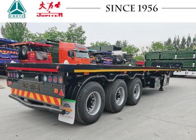 China 3 Axle Flatbed Semi Trailers 40 Feet Flatbed Trailers For Sale Flat Bed Semi Trailer for sale