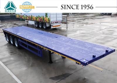 China 3 Axle Flatbed Semi Trailer Cargo Semi Trailer Bulk Carrier Semi Trailer for sale