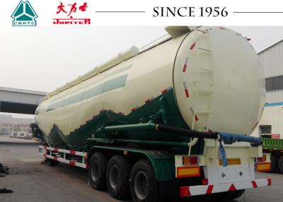 China 105 CBM Bulk Cement Tanker Trailer High Durability For Carrying Mineral Power for sale