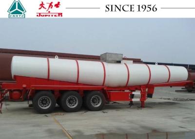 China Sulphuric Chemical Tanker Trailer , 21000 Liters Stainless Steel Chemical Tankers for sale