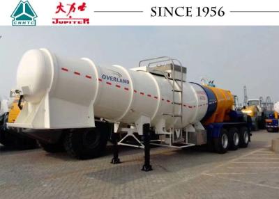 China Heavy Duty 3 Axles Acid Tanker Trailer High Tensile Carbon Steel Body Material for sale